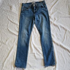 Madewell The Slim Boyjean Size 24 Medium Wash Straight Leg Denim Jeans